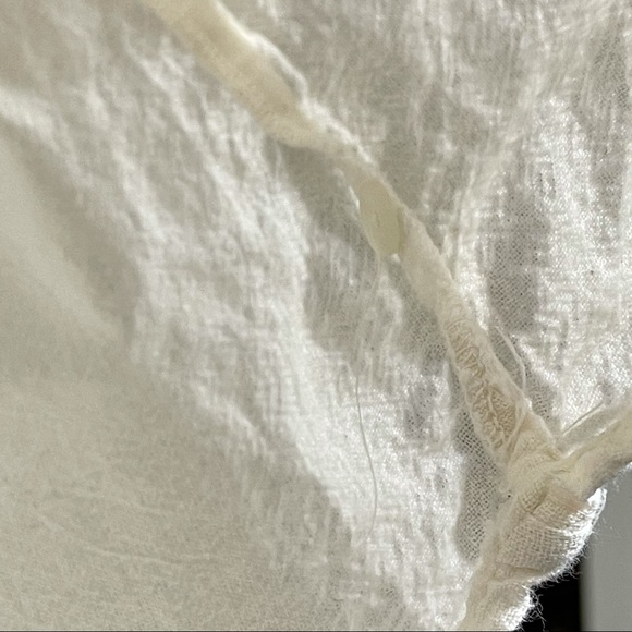 Vintage Floral Embroidered  Women's Long Sleeve Boho Minimalist 100% Cotton - Picture 8 of 9